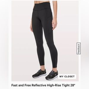 *Lululemon Fast and Free Tight. Sz 14